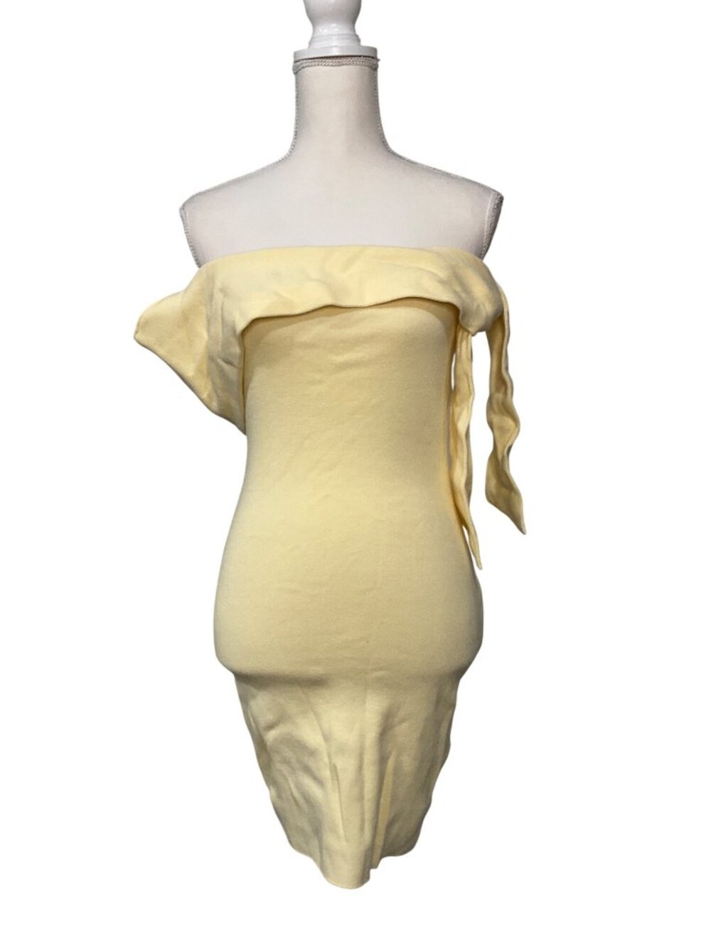 SNDYS Jaymes Mini Dress in Panna Cotta Medium New Womens Knit - Picture 4 of 15